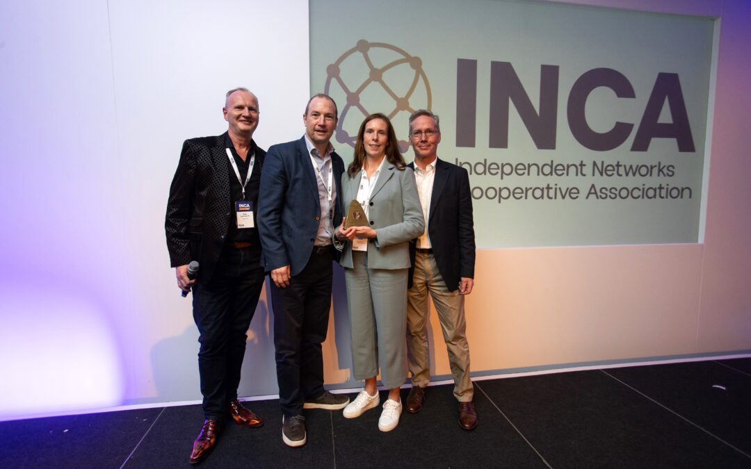 Oxfordshire’s GigaHubs Project wins Best Public Sector or Community Project at the INCA Awards