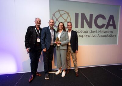 Oxfordshire’s GigaHubs Project wins Best Public Sector or Community Project at the INCA Awards